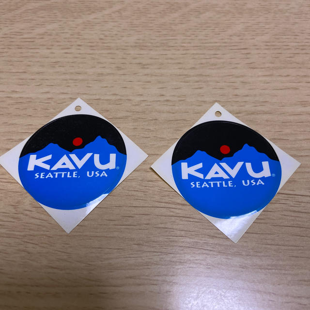 KAVU(カブー)の未使用　KAVU ステッカー　ペアセット　SEATTLE USA エンタメ/ホビーのコレクション(その他)の商品写真