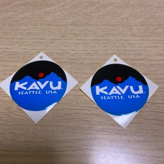 カブー(KAVU)の未使用　KAVU ステッカー　ペアセット　SEATTLE USA(その他)