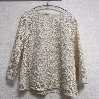 ディスコート(Discoat)の【Discoat】花刺繍オーガンジーブラウス(シャツ/ブラウス(長袖/七分))