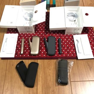 アイコス(IQOS)の美品！IQOS アイコス3 &アイコス3DUO ケース付き(タバコグッズ)