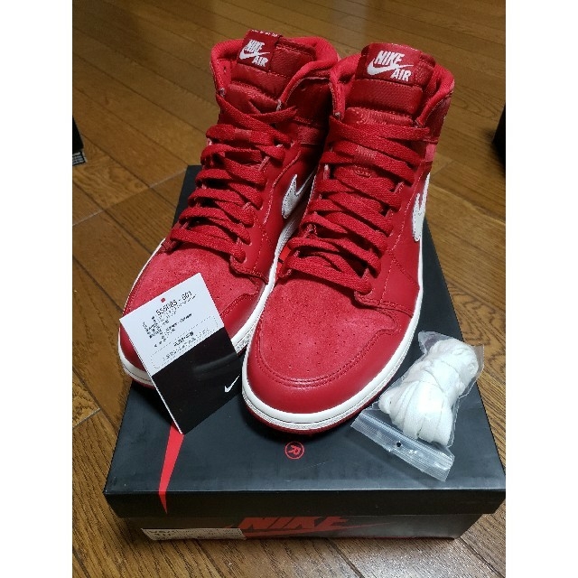 メンズAIR JORDAN 1 OG ジムレッド 28.5cm