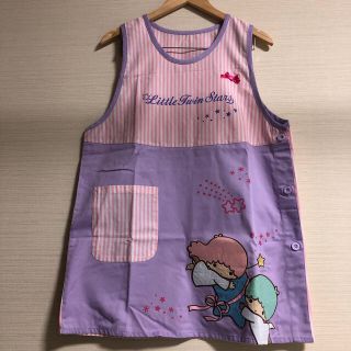 サンリオ(サンリオ)のエプロン  キキララ　M〜L   & キティTシャツ130(その他)