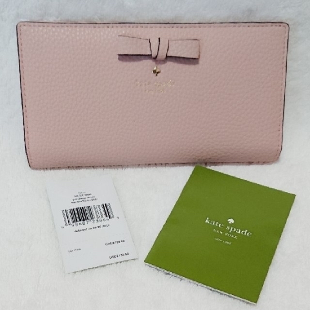 kate spade new york(ケイトスペードニューヨーク)の【kate spade♠️NEW YORK】  リボンつき☆折り財布 レディースのファッション小物(財布)の商品写真