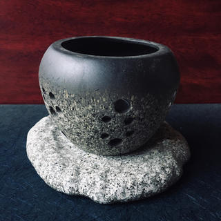 クタニセイヨウ(九谷青窯)のアンティーク/茶香炉/陶器(お香/香炉)