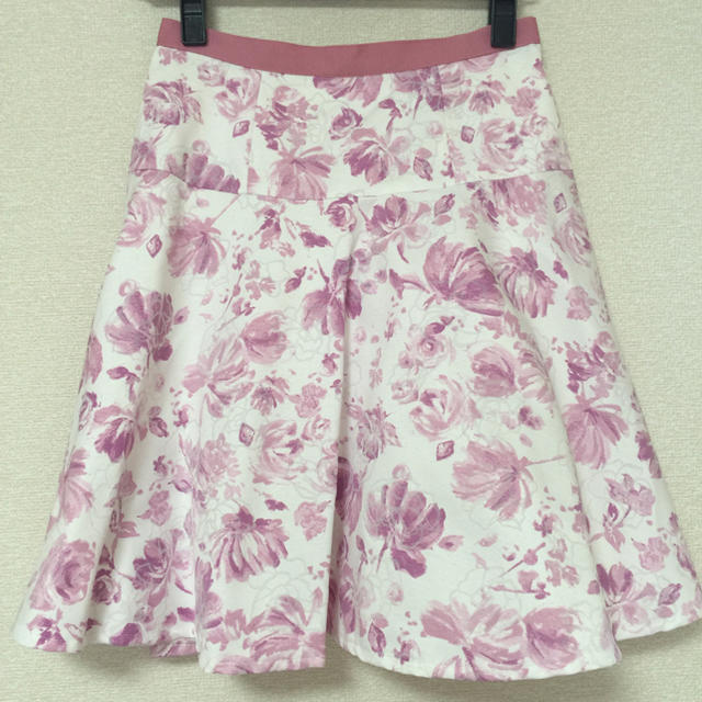 Apuweiser-riche(アプワイザーリッシェ)のアプ♡プリムラフレアスカート ピンク レディースのスカート(ミニスカート)の商品写真