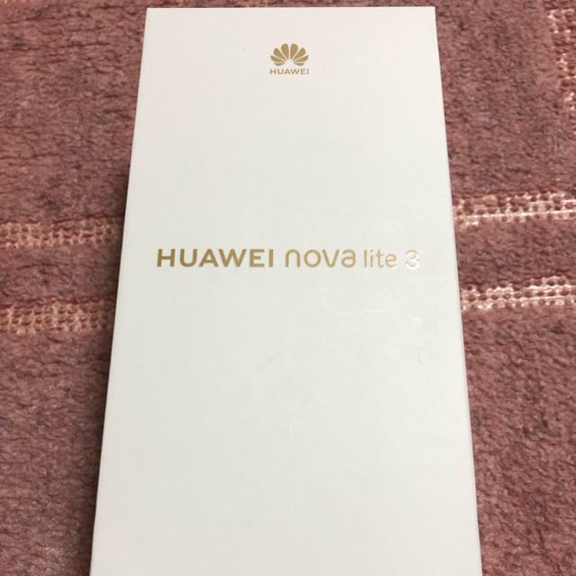 約160gメインカメラHUAWEI nova lite 3　新品！人気のブラック 32 GB