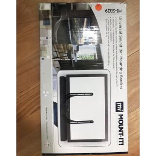 Mount-It! ユニバーサルサウンドバー MI-SB39 ブラック(その他)