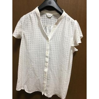 シフォンシースルートップス(シャツ/ブラウス(半袖/袖なし))