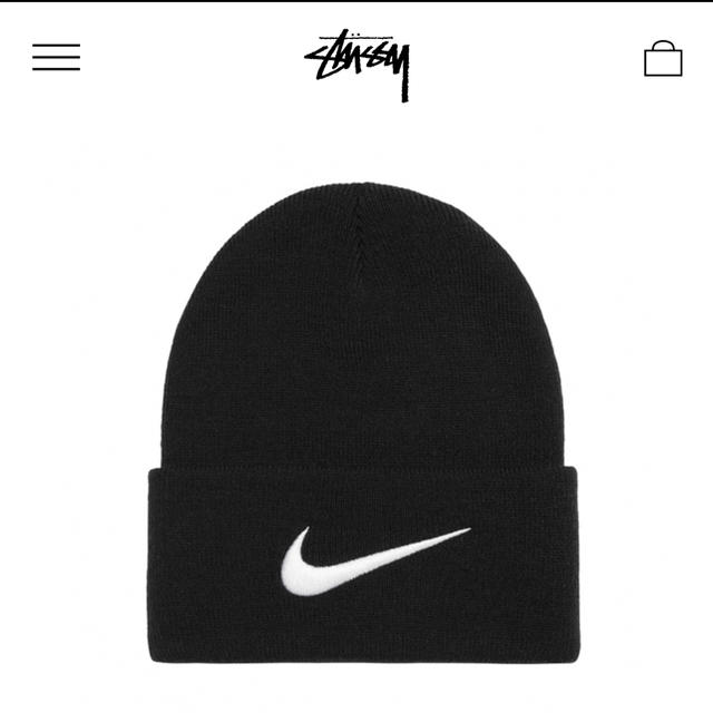 stussy × NIKE beanie