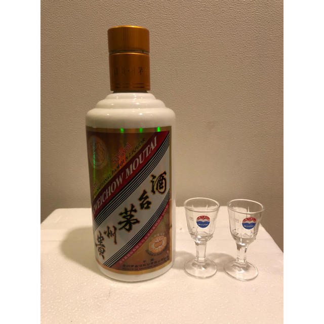 貴州茅台酒(マオタイ酒)375ml 53% ミニグラス付