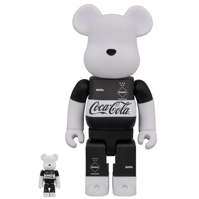 BE@RBRICK F.C.R.B COCA-COLA 100％ & 400％フィギュア