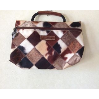 ロンシャン(LONGCHAMP)のロンシャン✨パッチワーク風ポーチ(ポーチ)