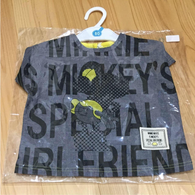 Disney(ディズニー)のミニーマウス Tシャツ 80 キッズ/ベビー/マタニティのベビー服(~85cm)(Ｔシャツ)の商品写真