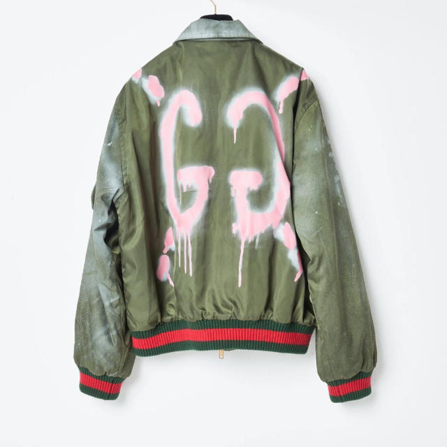 グッチ ゴーストボンバージャケット ブルゾンGUCCI - ジャケット・アウター グッチ ゴーストボンバージャケット ブルゾンGUCCI - ジャケット・アウター