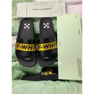 オフホワイト(OFF-WHITE)の新品 SS20【 OFF-WHITE 】 INDUSTRIAL SLIDER(サンダル)