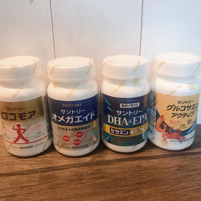 セサミEX、DHA＆EPA＋セサミンEX、ロコモア、オメガエイド