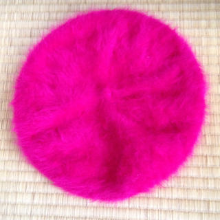 ピンクベレー帽(ハンチング/ベレー帽)