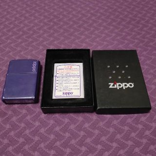 ジッポー(ZIPPO)のZippo 紫 パープル 中古(タバコグッズ)