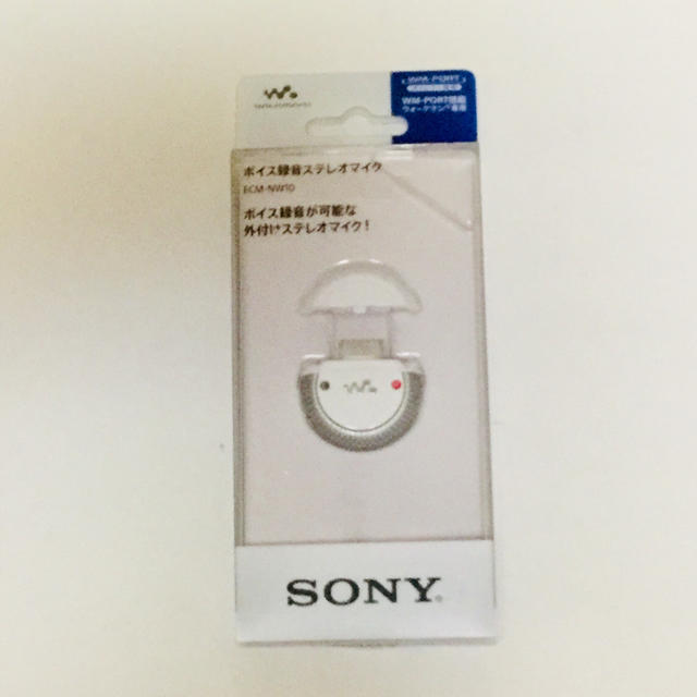 新品 SONY ボイス録音ステレオマイク ECM-NW10