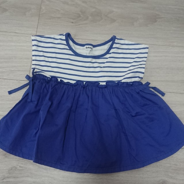 futafuta(フタフタ)のフタフタ、birthday  チュニックセット キッズ/ベビー/マタニティのキッズ服女の子用(90cm~)(Tシャツ/カットソー)の商品写真