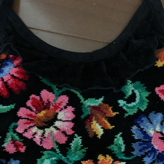 FEILER(フェイラー)の美品　フェイラー　花柄シュニール織　高級エプロン レディースのファッション小物(その他)の商品写真