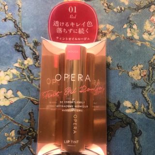 オペラ(OPERA)のOPERA   リップティント   01レッド送料無料(リップグロス)