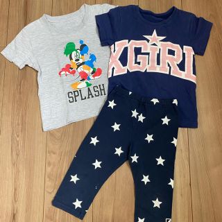 エックスガールステージス(X-girl Stages)のX-Girl STAGES Tシャツ　レギンスセット(Tシャツ/カットソー)