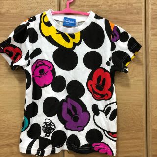 ディズニー(Disney)の【美品】DisneyTシャツ　110 男女兼用　ミッキー(Tシャツ/カットソー)