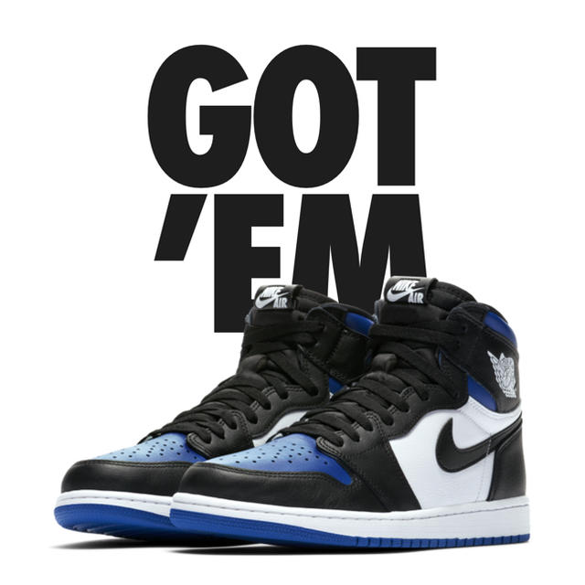 NIKE AIR JORDAN 1 GAME ROYAL TOE 28.0cm