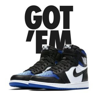 ナイキ(NIKE)のNIKE AIR JORDAN 1 GAME ROYAL TOE 27.5cm(スニーカー)