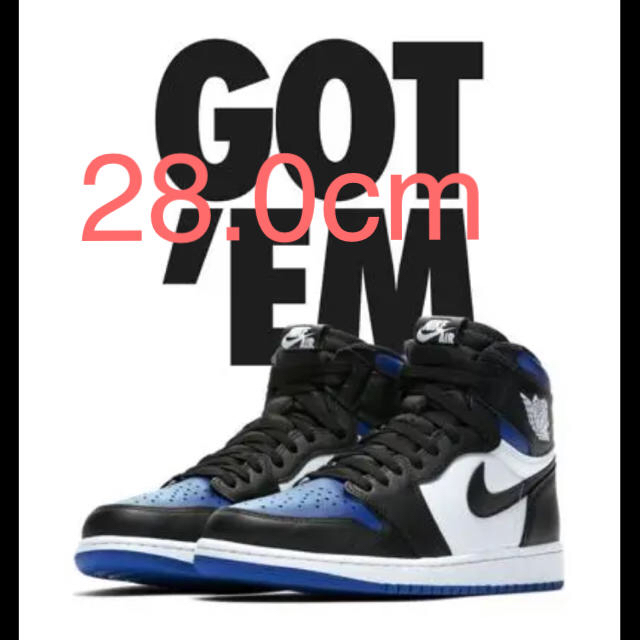 NIKE AIR JORDAN 1 ROYAL TOE　27cm