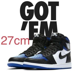 ナイキ(NIKE)のNIKE AIR JORDAN 1 RETRO ROYAL TOE ジョーダン(スニーカー)