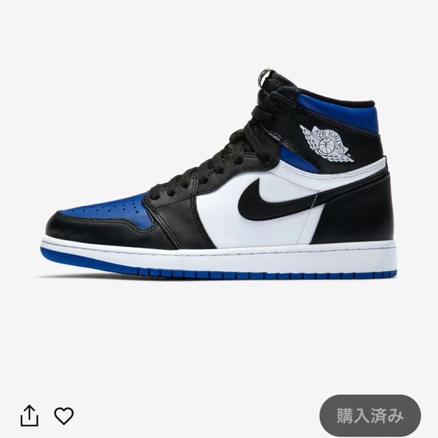 NIKE AIR JORDAN 1 OG ROYAL TOE 27cm