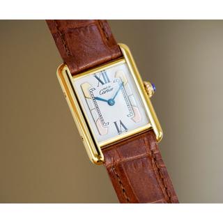 カルティエ(Cartier)の美品 カルティエ マスト タンク スリーカラーゴールド SM Cartier(腕時計)