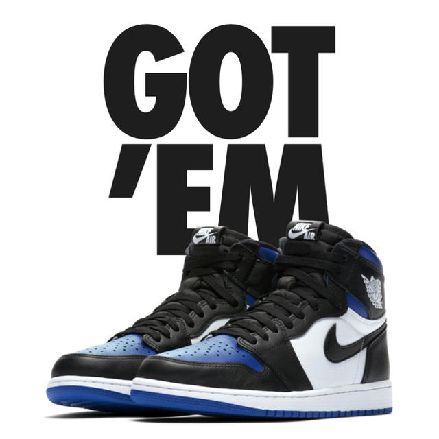 Nike jordan 1 royal toe 26