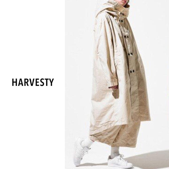 【新品未使用】HARVESTY（ハーベスティ）| オーバーパーカーコート