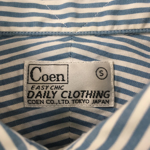 coen(コーエン)のcoen ストライプシャツ S メンズのトップス(シャツ)の商品写真