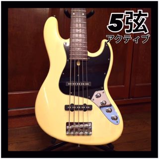 フェンダー(Fender)のBacchus BJB5-550R OW 5弦ベース 中古(エレキベース)