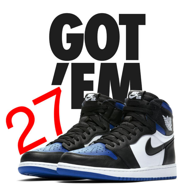 air jordan 1 RETRO HIGH OG Royal Toe 27