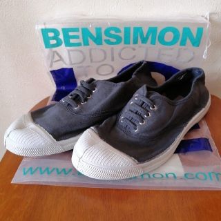 ベンシモン(BENSIMON)の未使用★BENSIMON キャンバススニーカー 38 24cm(スニーカー)