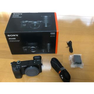 ソニー(SONY)の【美品】α6400 ボディ(ミラーレス一眼)