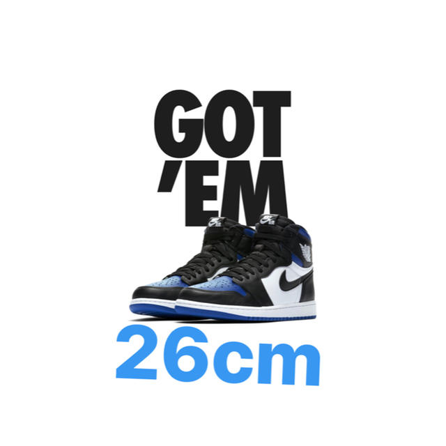 NIKE AIR JORDAN 1 レトロ HIGHOG ROYAL TOE26