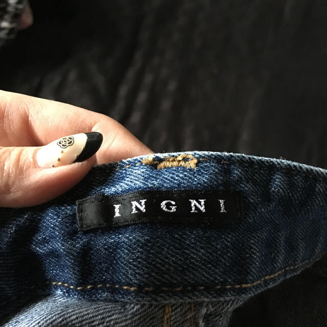 INGNI(イング)のイング♡ダメージ加工ボーイズデニム レディースのパンツ(デニム/ジーンズ)の商品写真