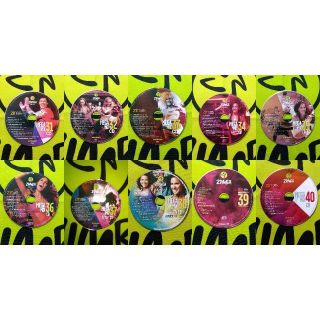 ズンバ(Zumba)のZUMBA　ズンバ　MEGAMIX31～MEGAMIX40　CD　10枚セット(ワールドミュージック)