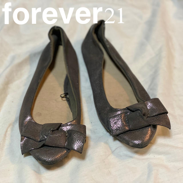 FOREVER 21(フォーエバートゥエンティーワン)の22  forever21 リボンフラットバレーシューズ レディースの靴/シューズ(バレエシューズ)の商品写真