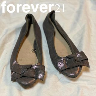 フォーエバートゥエンティーワン(FOREVER 21)の22  forever21 リボンフラットバレーシューズ(バレエシューズ)