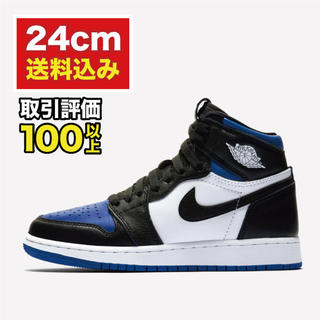 ナイキ(NIKE)の【24cm】AIR JORDAN 1 GS "Royal Toe"(スニーカー)