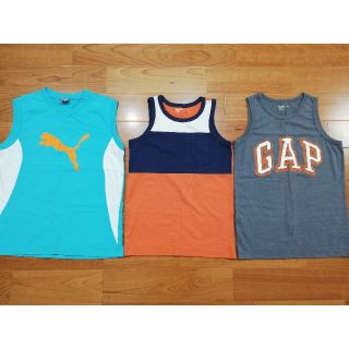 プーマ(PUMA)のPUMA 150cm、GAP 140＆150cm タンクトップ3枚セット(Tシャツ/カットソー)