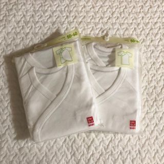 ユニクロ(UNIQLO)の△えほん様専用 △ UNIQLO ユニクロ 短肌着 コンビ肌着 セット 出産準備(肌着/下着)