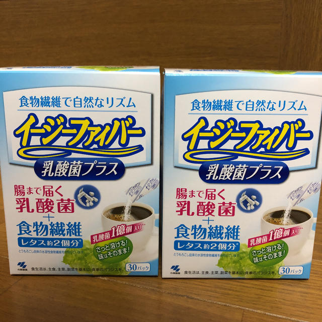 小林製薬(コバヤシセイヤク)の新品イージーファイバー 乳酸菌プラス 30パック×2 コスメ/美容のダイエット(ダイエット食品)の商品写真